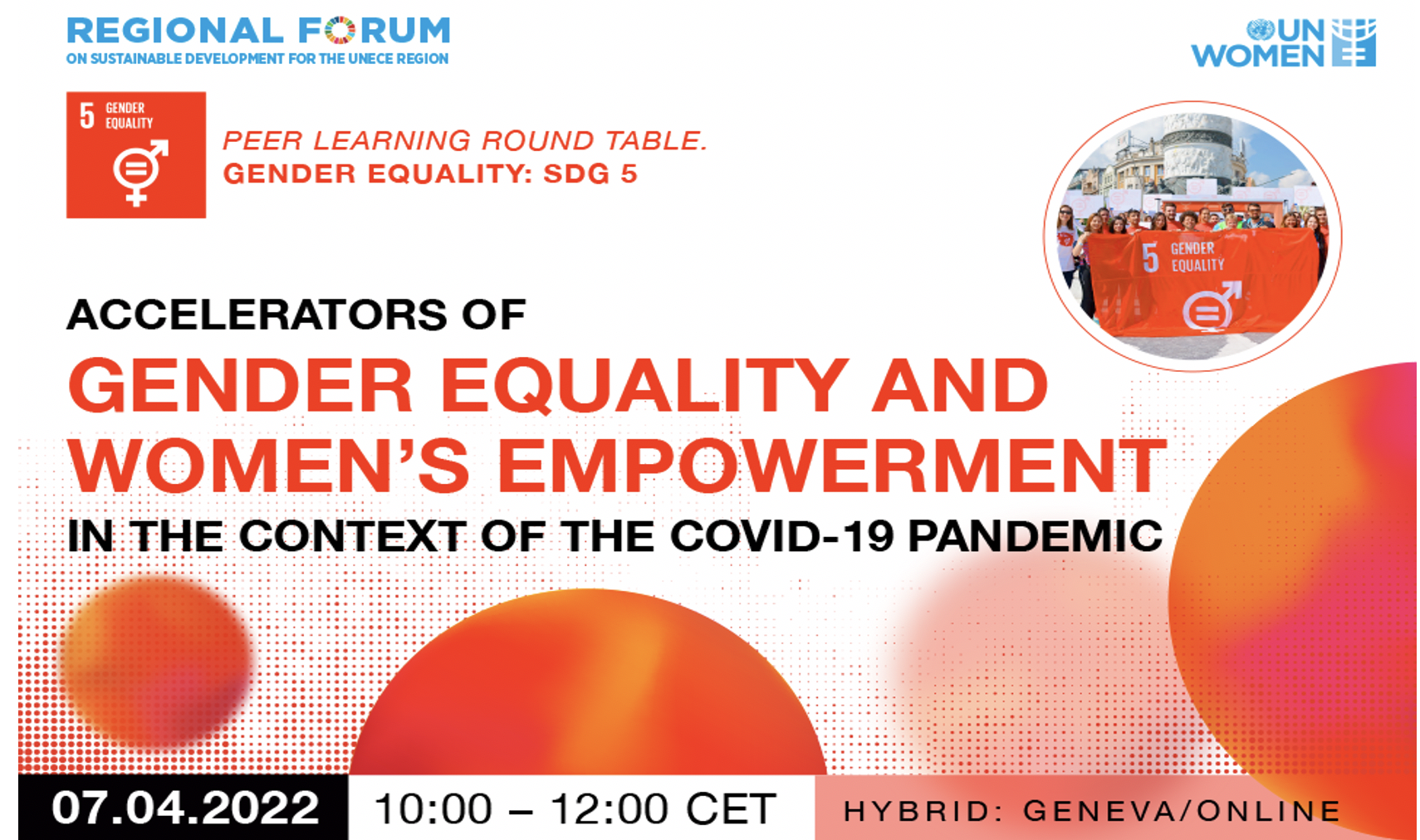 5 5: Accelerators of gender equality and women's empowerment in the context of the Covid-19 pandemic | Forum